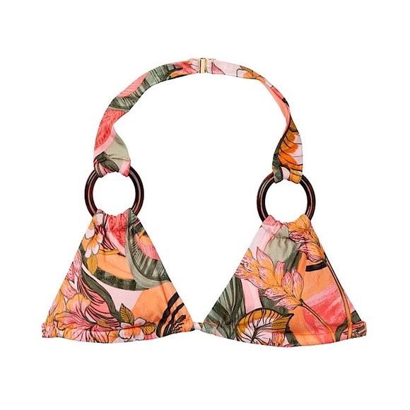 BEACH RIOT ๐ Tropical Floral Bikini TOP - Picture 8 of 16